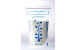 China Resealable Stand Up Pouch Packaging With Zipper For Breast Milk Storage supplier