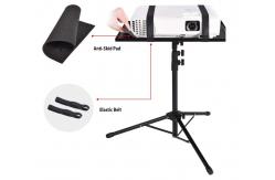 China 150cm Retractable Laptop / Projector Floor Tripod Stand With Phone Holder supplier