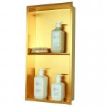 14x22x5 Shower Wall Niche Stainless Steel Modern Two Layer Wall Mounted For Home for sale