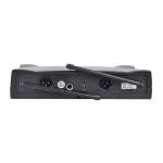 Black Handheld Wireless Microphone Karaoke System 40Hz-18KHz UHF-585