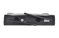China Black Handheld Wireless Microphone Karaoke System 40Hz-18KHz UHF-585 supplier