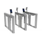 Biometric Vertical Turnstile Gate SS304 Case Transparent Acrylic Arm for sale