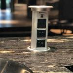 Countertop Waterproof USB Socket Smart Pop - Up Power Socket With CE RoHS Certificate for sale