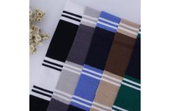 China Dureble And  Breathable Cotton Double Yarn Striped Cotton Fabric For T-Shirt supplier