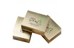 China Printed Luxury Gold Cosmetic Paper Box Packaging Custom Embossed Box Factory supplier