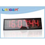 Bus Station Large Digital Clock With Seconds Easy Operation IP65 Waterproof for sale