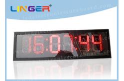 China Bus Station Large Digital Clock With Seconds Easy Operation IP65 Waterproof supplier