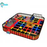 Colorful Children'S Indoor Trampoline Park Equipment Commercial  Fun Filled for sale