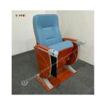 Folding Church Chair Seat Auditorium Chair With Cushioned Seat And Backrest