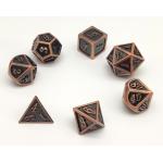 Practical Hand Pouring Metal Gaming Dice , Wear Resistant Cool Metal Dice for sale