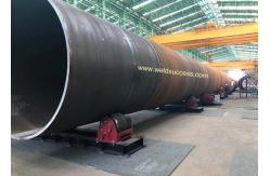 China 300T Heavy Duty Pipe Welding Rollers Rotator Stands With Bolt Adjustment supplier