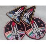 Fashion Pattern Embroidered Patches With Heating Melt On Back Of Laser