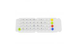 China Industrial Silicone Rubber Keypad with Optional LED Backlight supplier