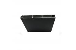China Black Powder Coated Anodized Aluminium Door Profiles For Roller Shutter Louver supplier