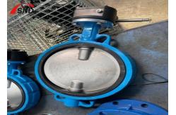 China Ductile Iron Wafer Butterfly Valve for Water and Gas Pipelines supplier