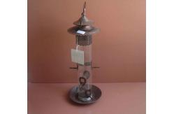 China Decorative SGS Stainless Steel Squirrel Proof Bird Feeder Rust proof supplier