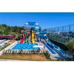 Outdoor Commercial Water Park Swimming Pool Games Aquatic Fiberglass Slide For Children for sale