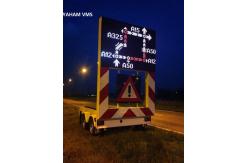 China Full Matrix P25 Changeable Message Signs With Power Supply / Lightening Shock Protection supplier