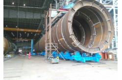 China Heavy Duty Welding Turning Roll Conventional Welding Rotator With Steel Roller supplier
