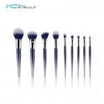 Plastic Handle 9PCS Synthetic Makeup Brushes Eyeshadow Private Label for sale