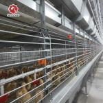 Silver Color 3 Tiers Broiler Chicken Cage For Chicken Farm for sale