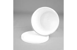 China 1L 33oz Empty Greek Yogurt Bucket Plastic Bucket With Screw On Lid supplier