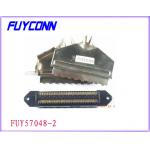 180 degree Metal Cover 2.16mm Pitch Champ 25 Pairs Male Plug TYCO AMP Connectors 50 way for sale