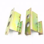 Custom Aluminum Alloy Sheet Metal Stamping Parts Bending Black Surface Treatment Sheet Metal Fabrication for sale