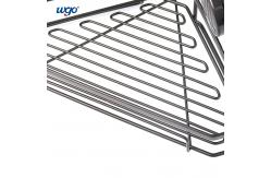 China SS201 Hanging Corner Shower Shelf 26cm Washable Suction Fixed supplier