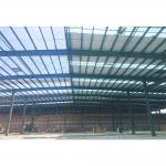Painted Modern Q235 / Q345 Steel Workshop Building Construction for sale