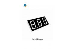 China 3.6v 130mcd 7 Segment LED Display Long Pin Common Anode CC Polarity supplier