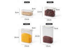 China 1000ml 1500ml 425ml 2 Oz Clear Plastic Containers With Lids supplier