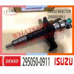 Genuine common rail fuel injector 295050-0910 295050-0911 for ISUZU 4JK1 8-98159583-0 8-98159583-1 for sale