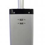 8 Inch Walk Through Temperature Scanner Time Attendance Access Control System