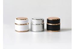 China Small marble 50 g Plastic Cosmetic Jar empty Face Cream Containers in stock supplier