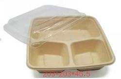 China Corn Starch Biodegradable And Compostable Tableware Lunch Box Restaurants supplier