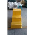 Yellow Plastic Polyethylene Three Steps Safety Step Stool for sale