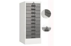 China RAL Color Assembled Small 10 Drawer Filing Cabinet supplier