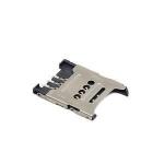 6p SIM Card Sockets Flip Type Micro Sim Card Holder Connector ROHS for sale