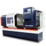 Turning Flat Bed Cnc Lathe Machine Small Size CK6140 750mm 1000mm for sale