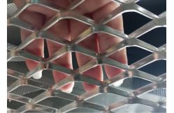 China Powder Coated Aluminium Expanded Metal Mesh Flattened For Ceiling supplier