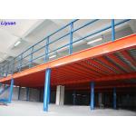 Stairs Mezzanine Floor Construction , Structural Steel Mezzanine Easy Reusable for sale