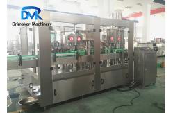 China Milk Beverage Liquid Bottling Machine High Filling Accuracy Compact Structure supplier