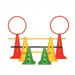 China Outdoor Dog Agility Set For Innovative Football Training On PP Sports Field manufacturer