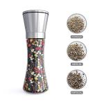 Brushed Coarseness 286g 200ML SS Salt And Pepper Grinder for sale