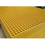 China Yellow Green Fiberglass Solar Rooftop Walkway 1220*3660mm 1220*2440mm FRP Floor Gratings factory