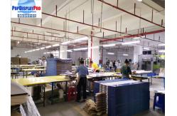 China Heavy-duty 72kgs Loading Capability 4C Printed Bloom Chemist Cardboard Shelf Display supplier