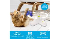 China Flutter Bug Interactive Cat Butterfly Toy Two Replacements For Indoor Cats supplier