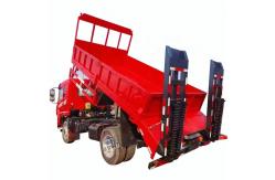 China Dongfeng Flat Bed Truck With Cargo Box , Self Unloading Self Discharge Truck supplier