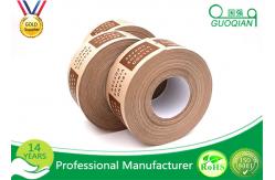 China Environmental Reinforcement Kraft Paper Tape For Sealing / Packaging supplier
